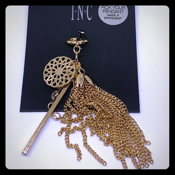 INC Gold Tassel Charm [JW-106] - Picture 1 of 6